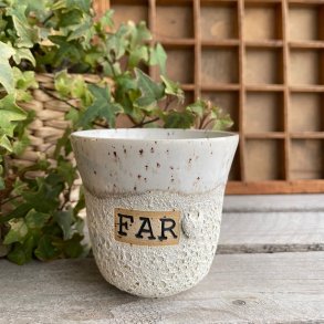 Far kop i flot kraterglasur