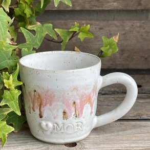 MOR kop i den smukke glasur �Abrikosblomst� 