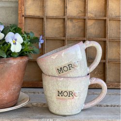 Mor kop med hank, lyser�d