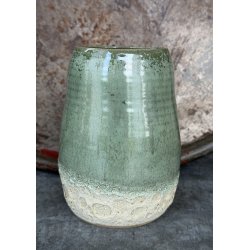 Vase i de smukke gr�nne krystaller
