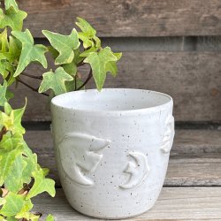 �Peace� hvid kop med duer