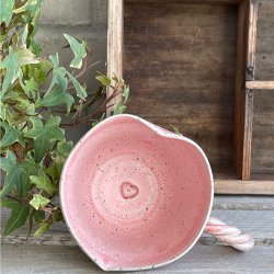 Farmor hjerte kop med snoet hank