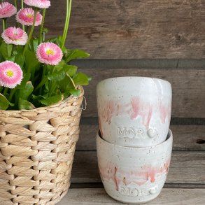 MOR kop i den smukke glasur �Abrikosblomst� 