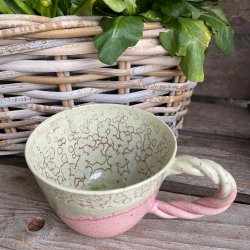 Kop med snoet hank i glasuren �Sorbet�