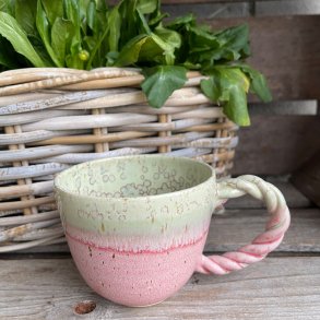 Kop med snoet hank i glasuren �Sorbet�