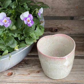 K�rlighedskop i lyser�d og de smukke lyse krystaller