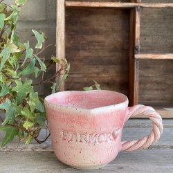 Farmor hjerte kop med snoet hank