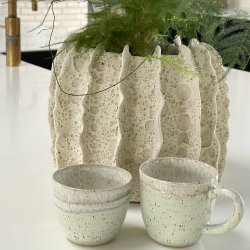 Morgenmadss�t i lysebl� og de lyse krystaller