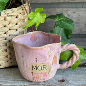 Mor kop i blomsterform