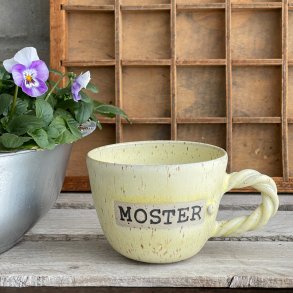 MOSTER kop med snoet hank, gul